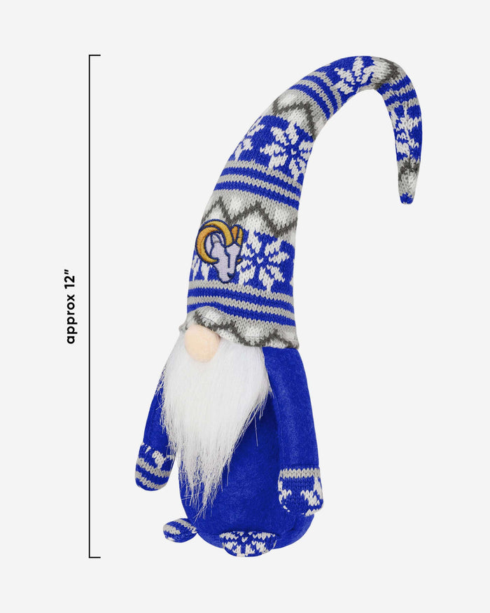 Los Angeles Rams Bent Hat Plush Gnome FOCO - FOCO.com