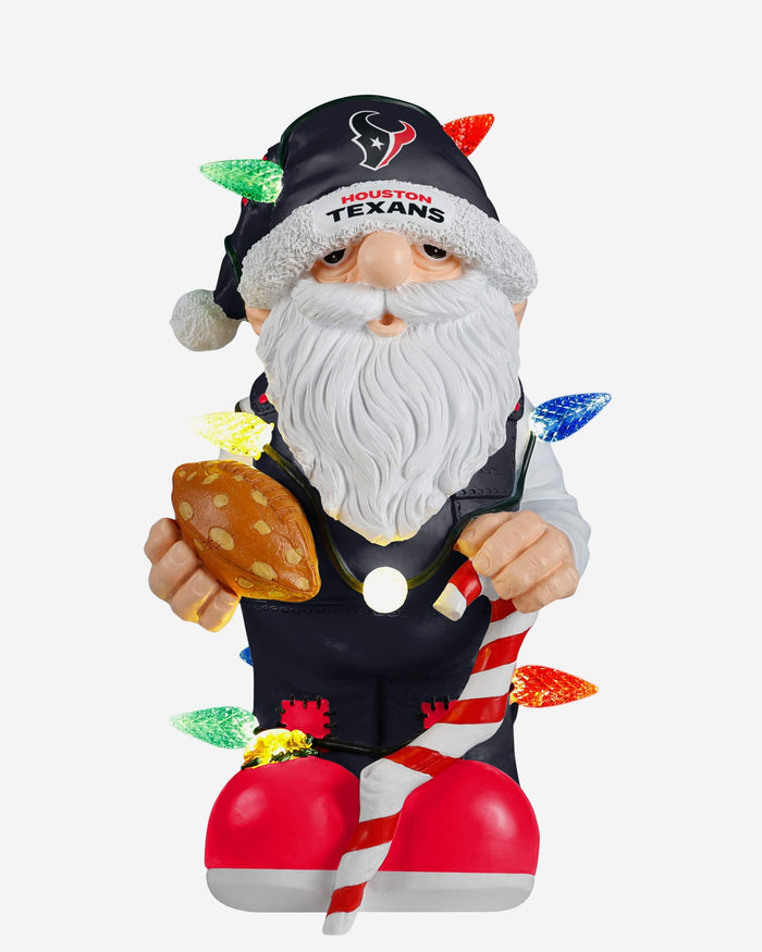 Houston Texans Light Up Holiday Gnome FOCO - FOCO.com