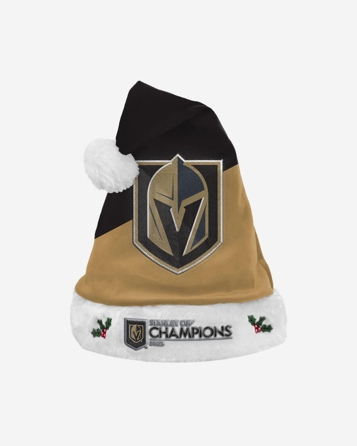 Vegas Golden Knights 2023 Stanley Cup Champions Basic Santa Hat FOCO - FOCO.com