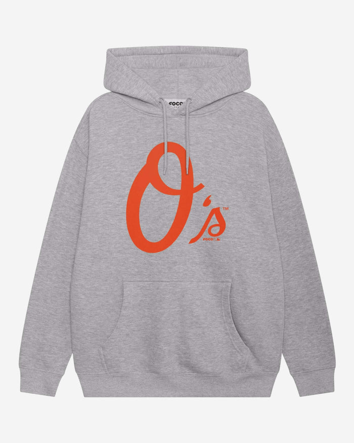Baltimore Orioles Alternate Logo Hoodie FOCO Athletic Heather S - FOCO.com