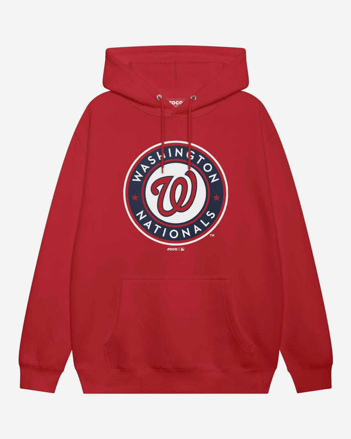 Washington Nationals Home Alternate Logo Hoodie FOCO Red S - FOCO.com