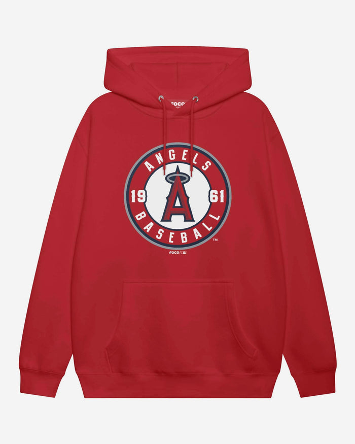 Los Angeles Angels 2012 Alternate Logo Hoodie FOCO Red S - FOCO.com
