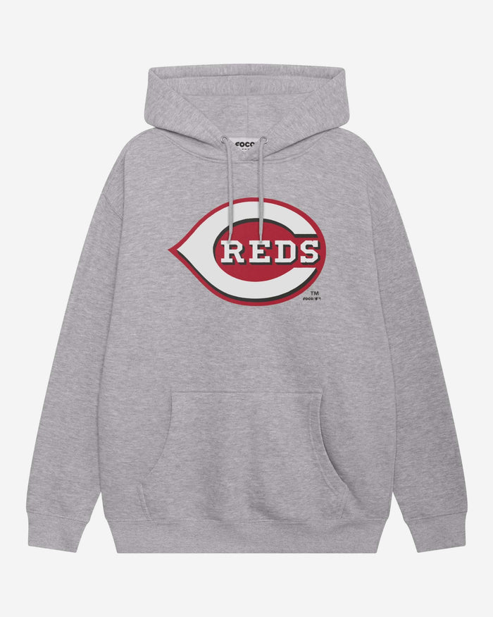 Cincinnati Reds Alternate Logo Hoodie FOCO Athletic Heather S - FOCO.com