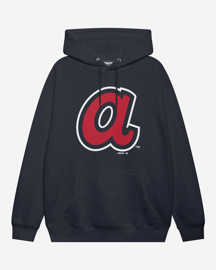 Atlanta Braves Alternate Logo Hoodie FOCO Navy S - FOCO.com