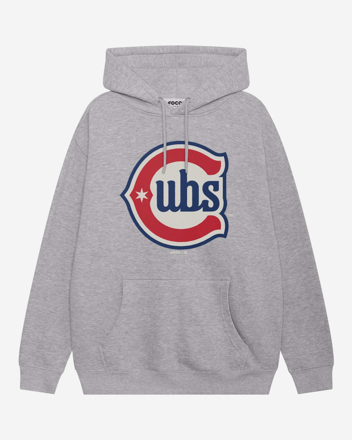 Chicago Cubs 2025 Alternate Logo Hoodie FOCO Athletic Heather S - FOCO.com