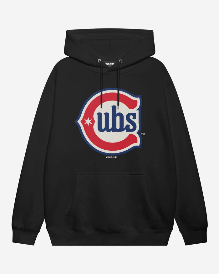Chicago Cubs 2025 Alternate Logo Hoodie FOCO Black S - FOCO.com