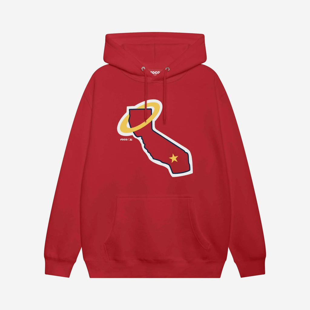 Los Angeles Angels 1970 Alternate Logo Hoodie FOCO Red S - FOCO.com
