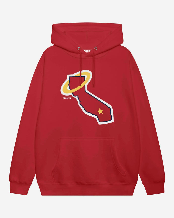 Los Angeles Angels 1970 Alternate Logo Hoodie FOCO Red S - FOCO.com