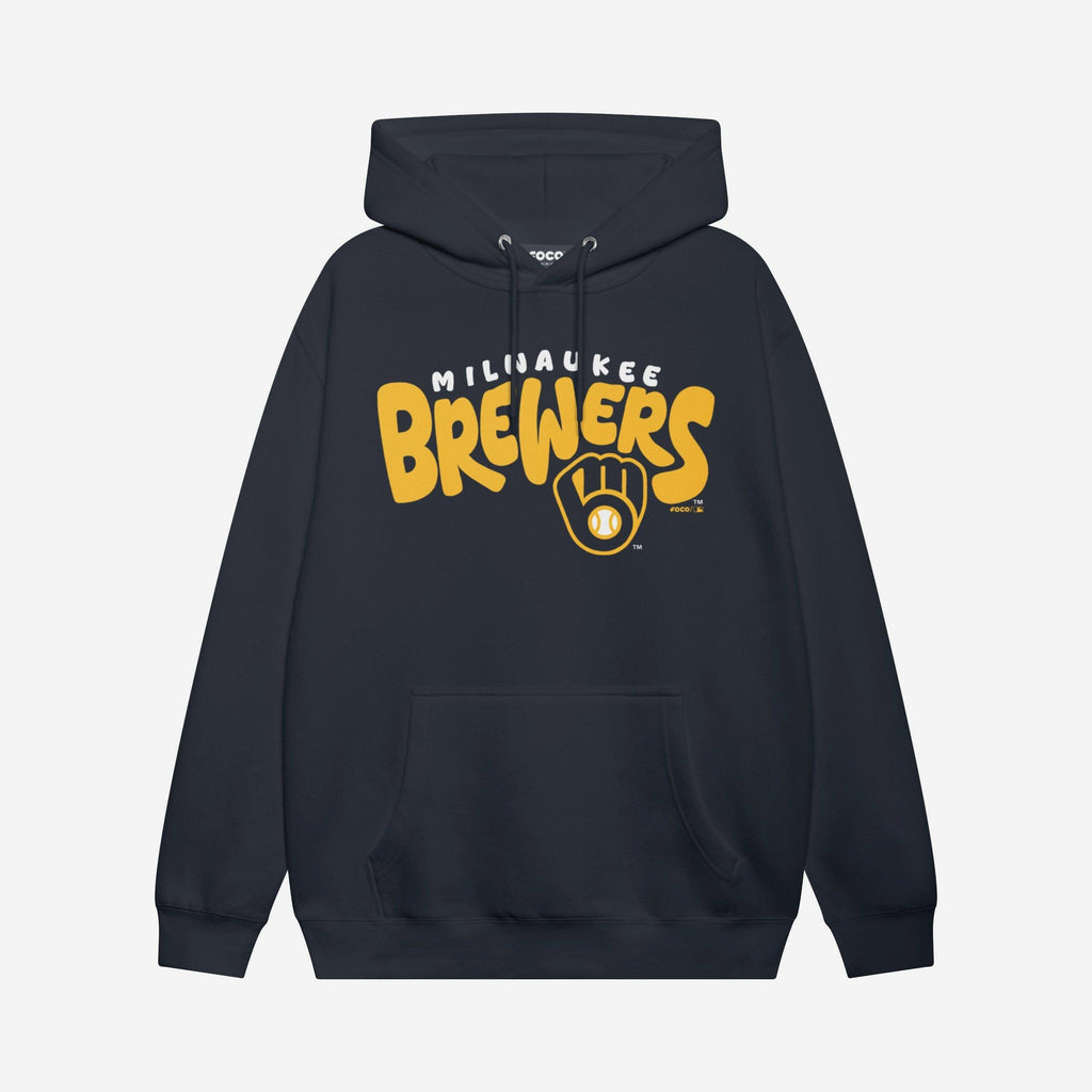 Milwaukee Brewers Bubble Hoodie FOCO S - FOCO.com