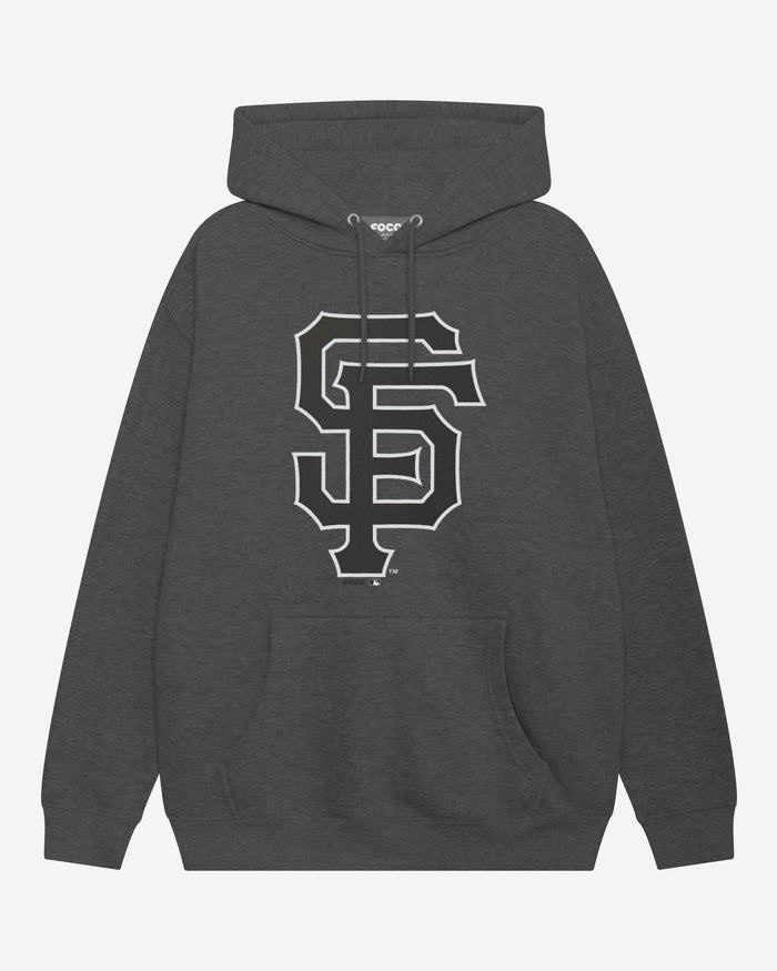 San Francisco Giants Black & White Primary Logo Hoodie FOCO S - FOCO.com