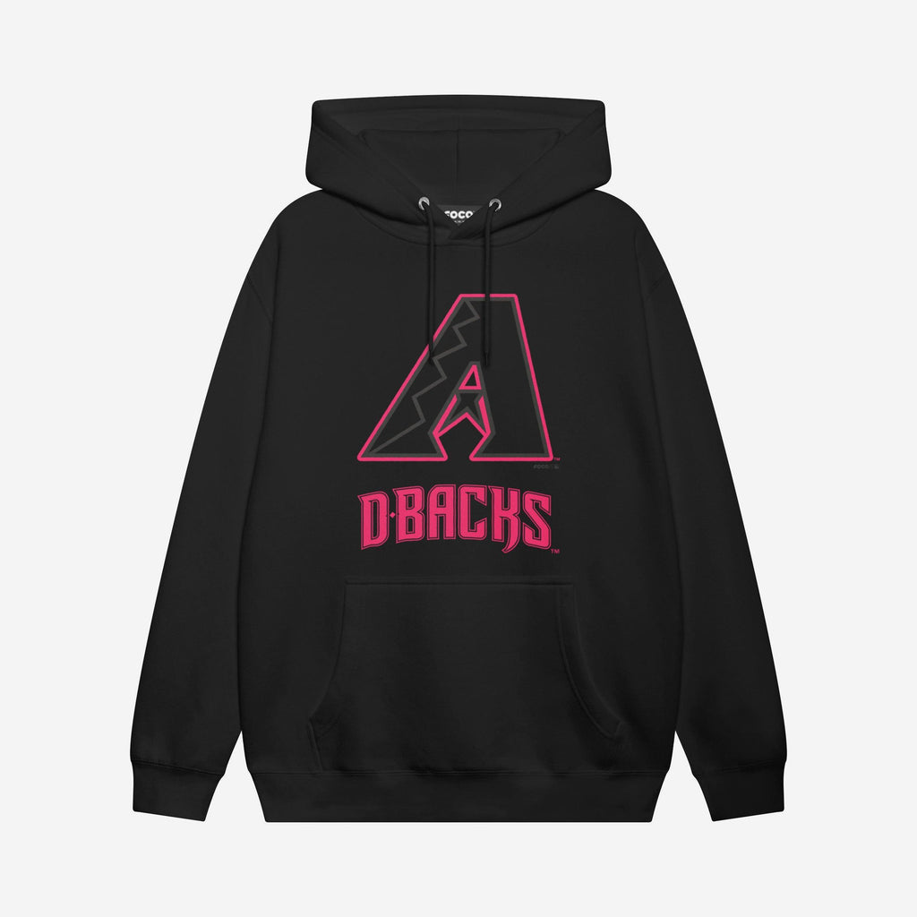 Arizona Diamondbacks Highlight Reel Hoodie FOCO Black/Neon Pink S - FOCO.com