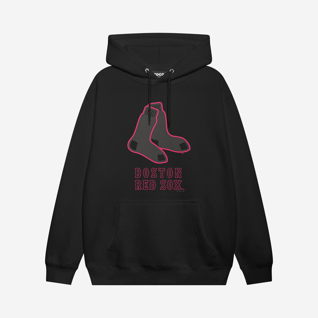 Boston Red Sox Highlight Reel Hoodie FOCO Black/Neon Pink S - FOCO.com