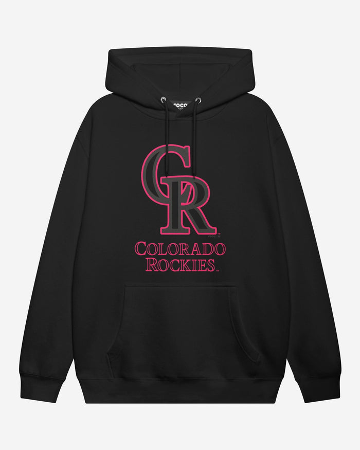 Colorado Rockies Highlight Reel Hoodie FOCO Black/Neon Pink S - FOCO.com