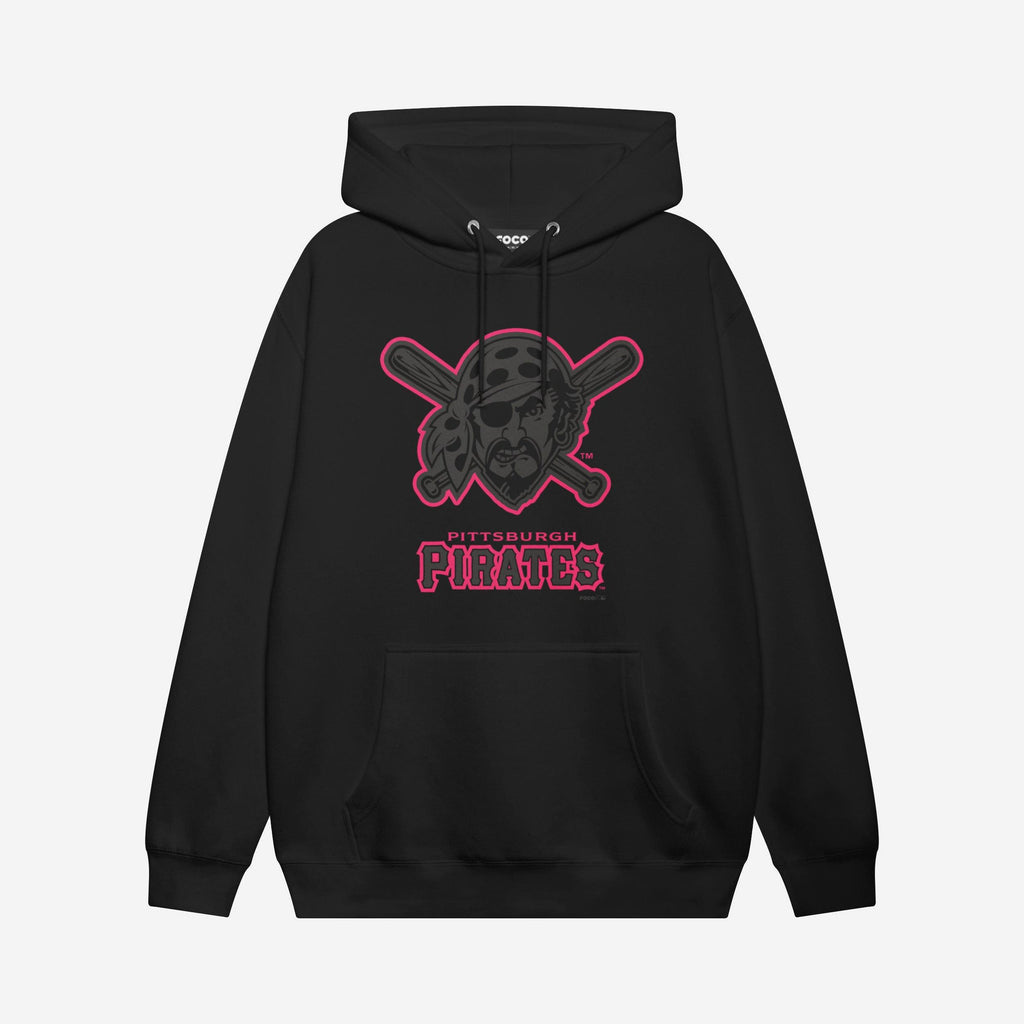 Pittsburgh Pirates Highlight Reel Hoodie FOCO Black/Neon Pink S - FOCO.com