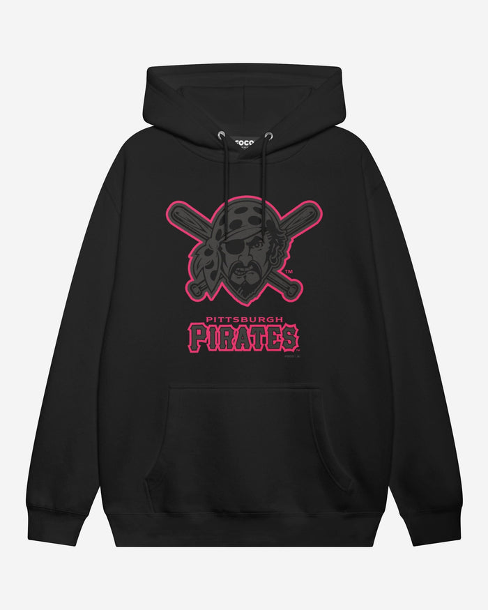 Pittsburgh Pirates Highlight Reel Hoodie FOCO Black/Neon Pink S - FOCO.com