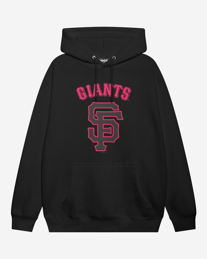 San Francisco Giants Highlight Reel Hoodie FOCO Black/Neon Pink S - FOCO.com