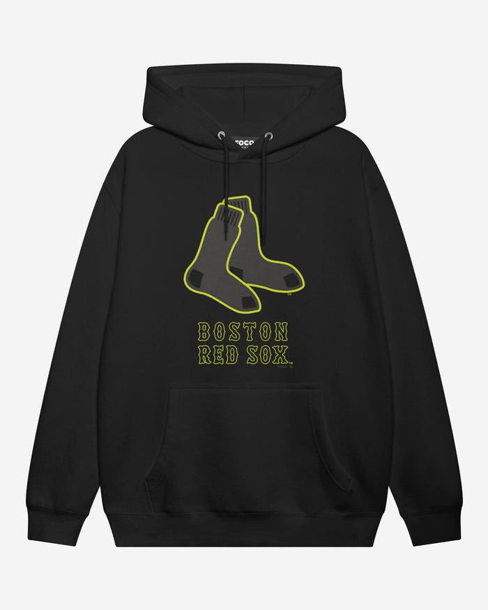Boston Red Sox Highlight Reel Hoodie FOCO Black/Volt S - FOCO.com