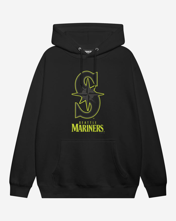 Seattle Mariners Highlight Reel Hoodie FOCO Black/Volt S - FOCO.com