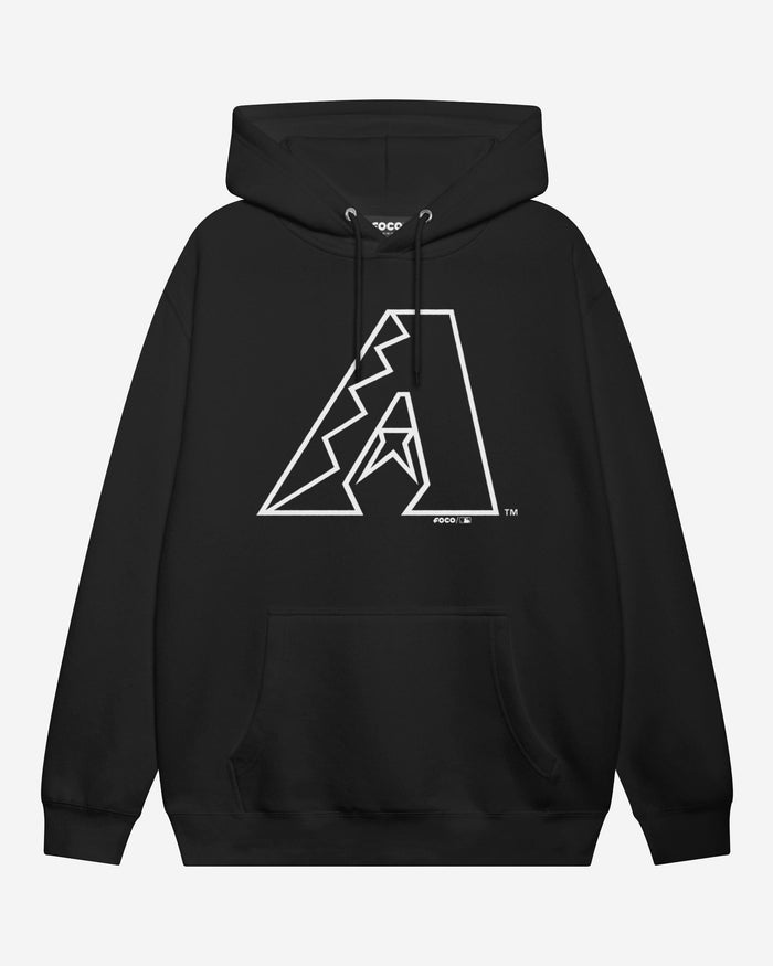 Arizona Diamondbacks White Logo Hoodie FOCO S - FOCO.com