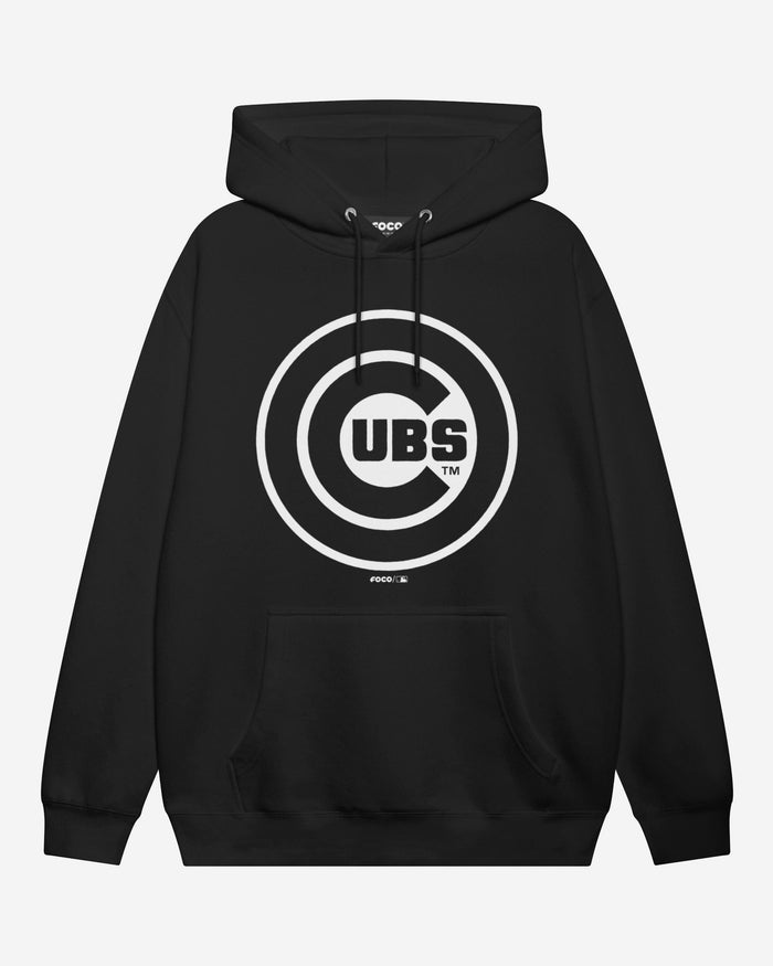 Chicago Cubs White Logo Hoodie FOCO S - FOCO.com