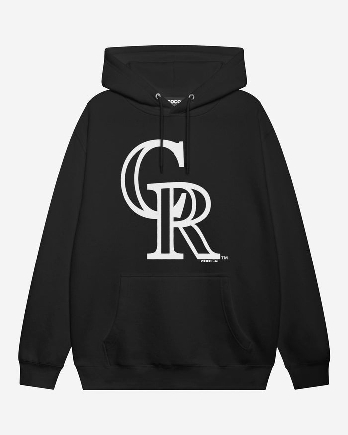 Colorado Rockies White Logo Hoodie FOCO S - FOCO.com