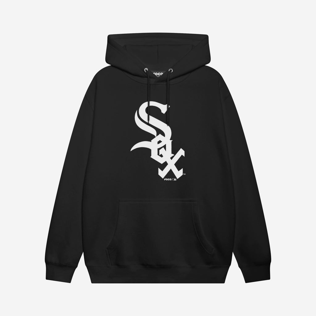 Chicago White Sox White Logo Hoodie FOCO S - FOCO.com