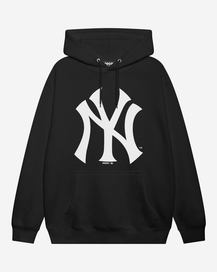 New York Yankees White Logo Hoodie FOCO S - FOCO.com