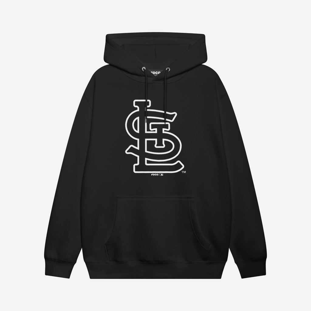 St Louis Cardinals White Logo Hoodie FOCO S - FOCO.com