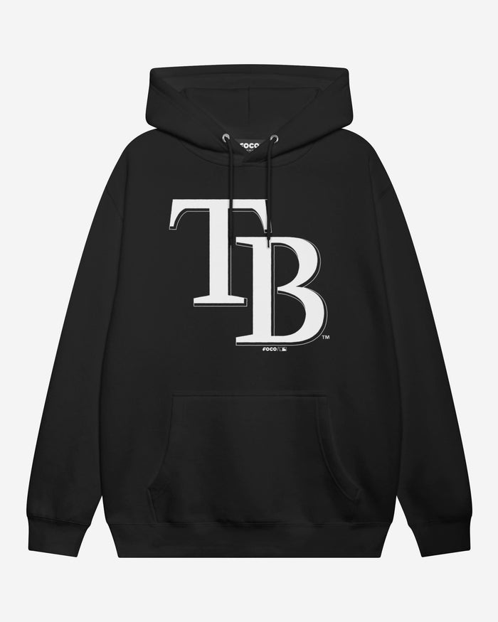 Tampa Bay Rays White Logo Hoodie FOCO S - FOCO.com