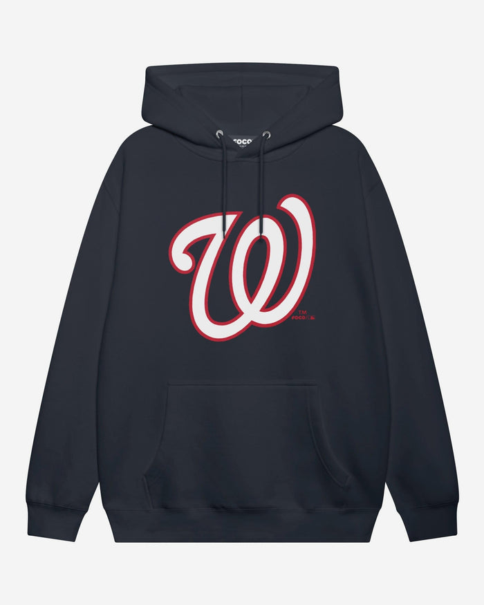 Washington Nationals Primary Logo Hoodie FOCO Navy S - FOCO.com