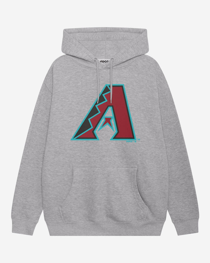 Arizona Diamondbacks Primary Logo Hoodie FOCO Athletic Heather S - FOCO.com