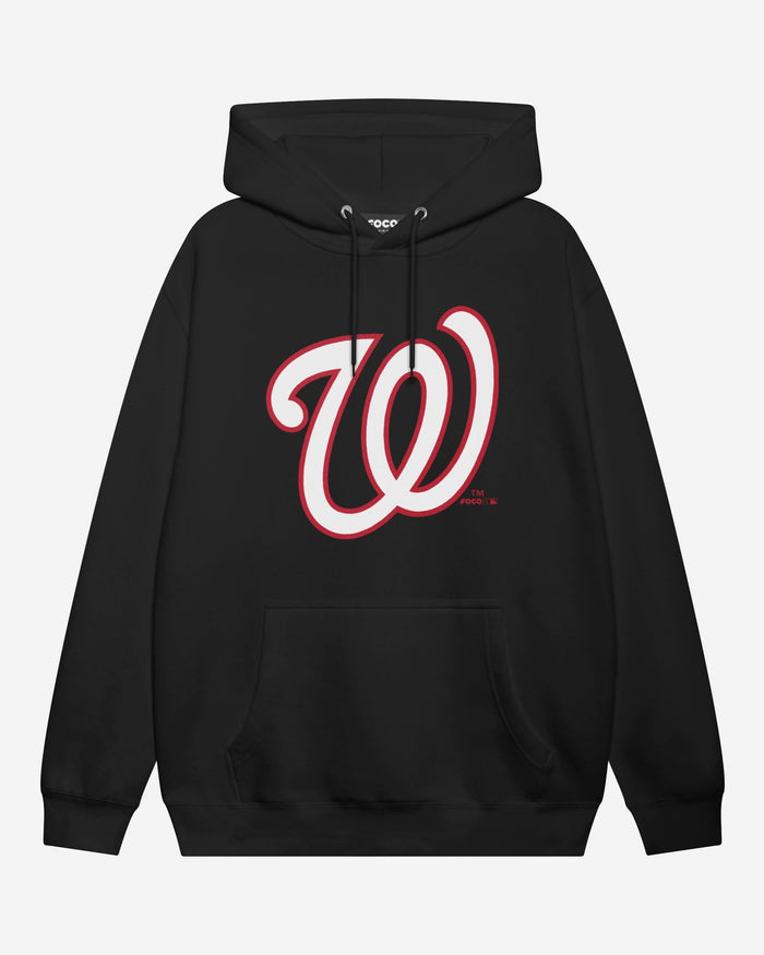 Washington Nationals Primary Logo Hoodie FOCO Black S - FOCO.com