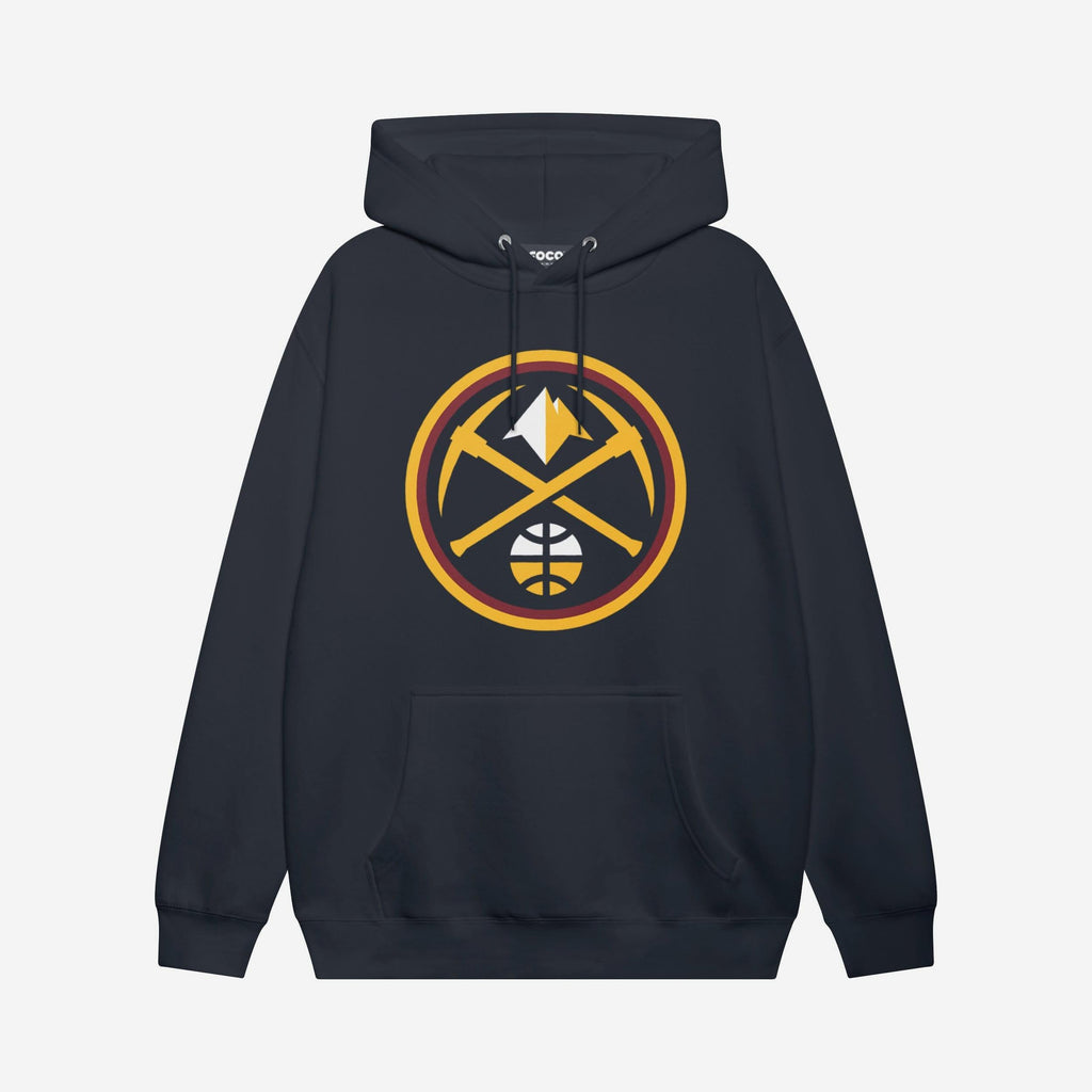 Denver Nuggets Primary Logo Hoodie FOCO Navy S - FOCO.com