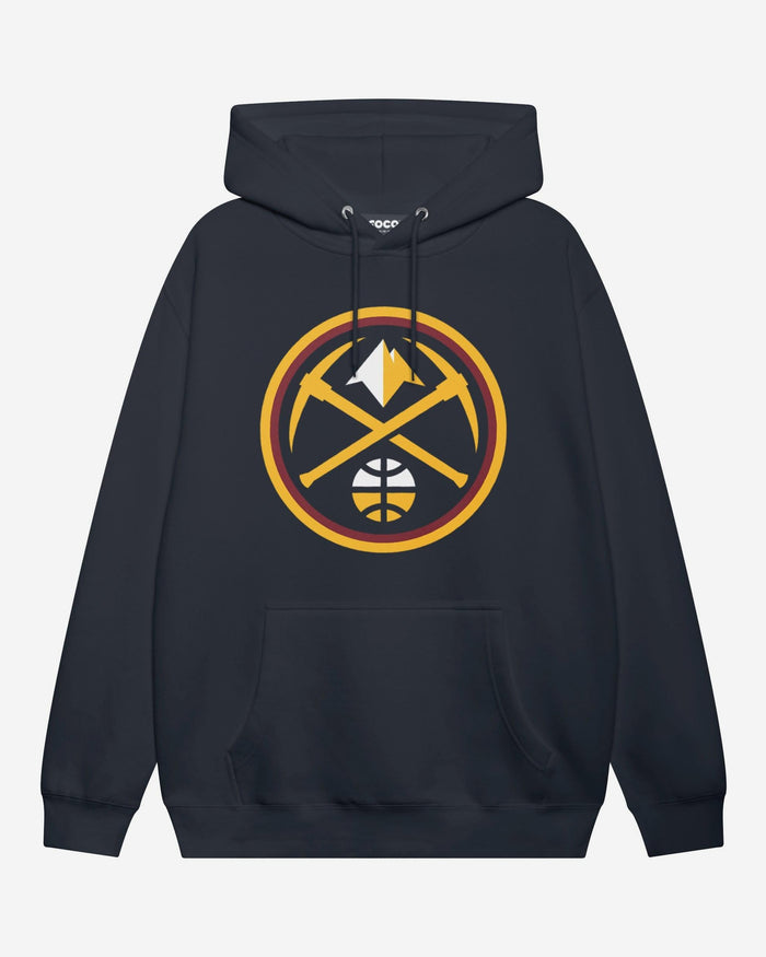 Denver Nuggets Primary Logo Hoodie FOCO Navy S - FOCO.com