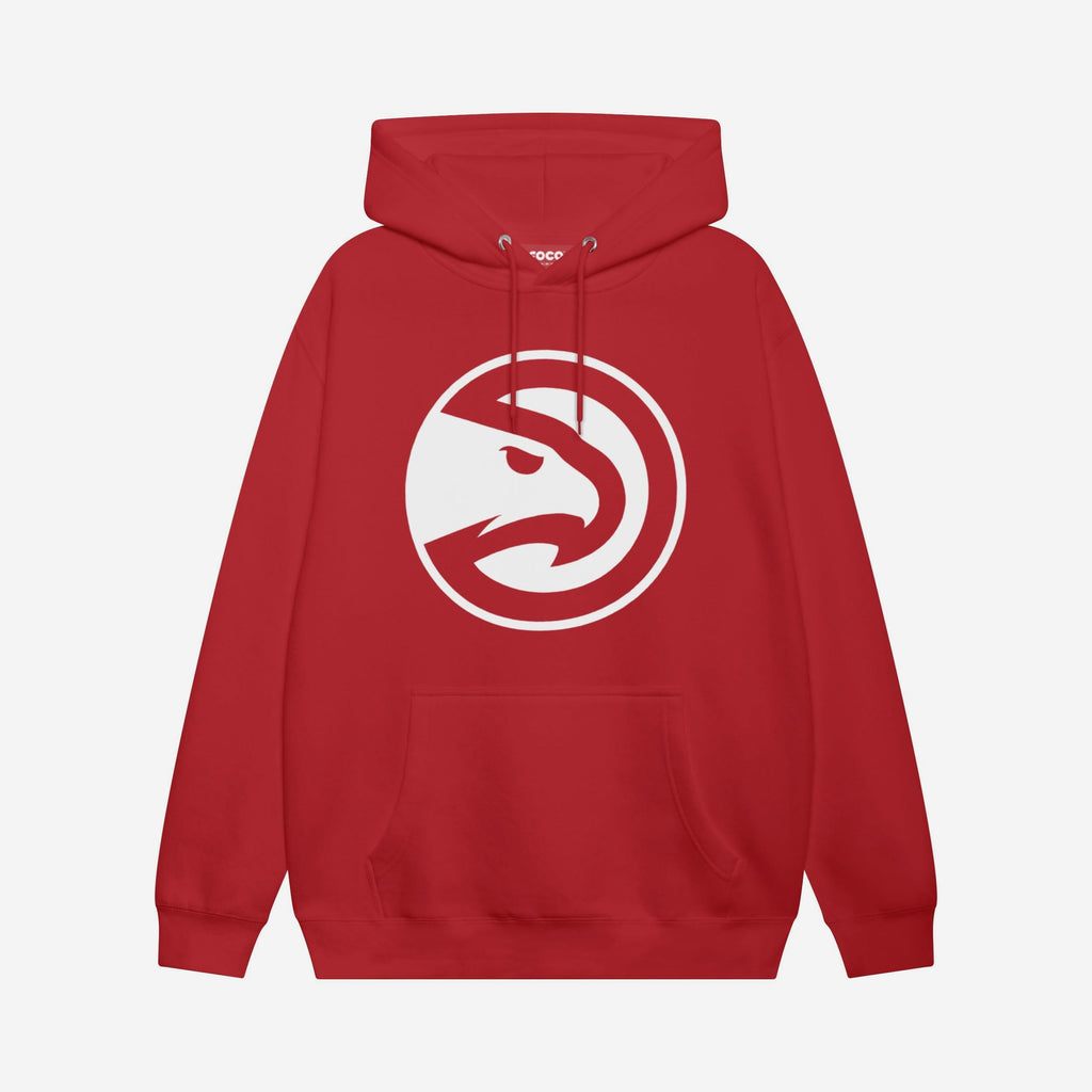 Atlanta Hawks Primary Logo Hoodie FOCO Red S - FOCO.com