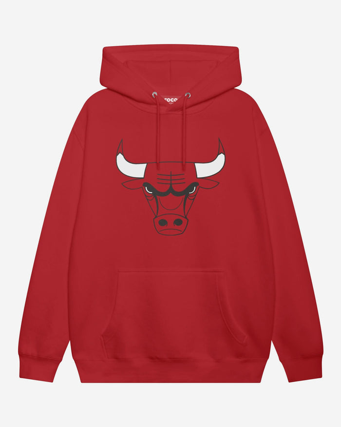 Chicago Bulls Primary Logo Hoodie FOCO Red S - FOCO.com