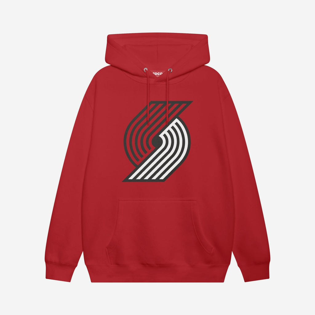 Portland Trail Blazers Primary Logo Hoodie FOCO Red S - FOCO.com
