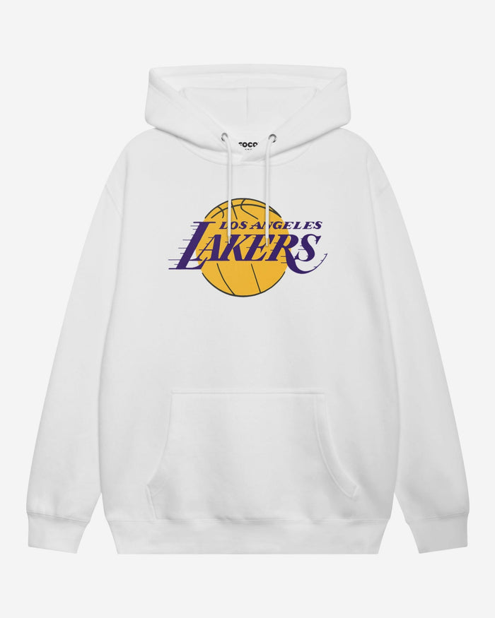 Los Angeles Lakers Primary Logo Hoodie FOCO White S - FOCO.com