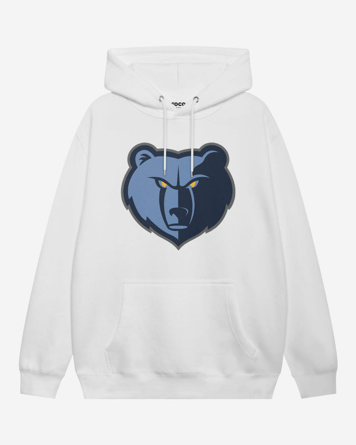 Memphis Grizzlies Primary Logo Hoodie FOCO White S - FOCO.com