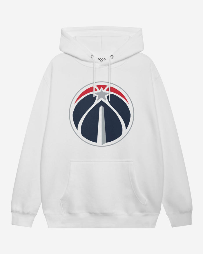 Washington Wizards Primary Logo Hoodie FOCO White S - FOCO.com