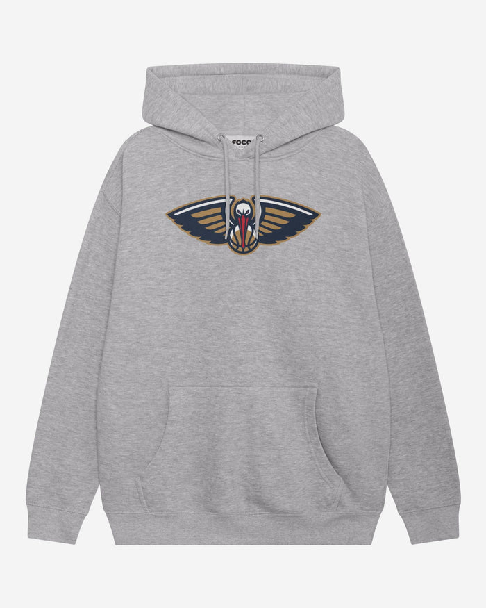 New Orleans Pelicans Primary Logo Hoodie FOCO Athletic Heather S - FOCO.com