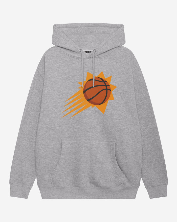 Phoenix Suns Primary Logo Hoodie FOCO Athletic Heather S - FOCO.com