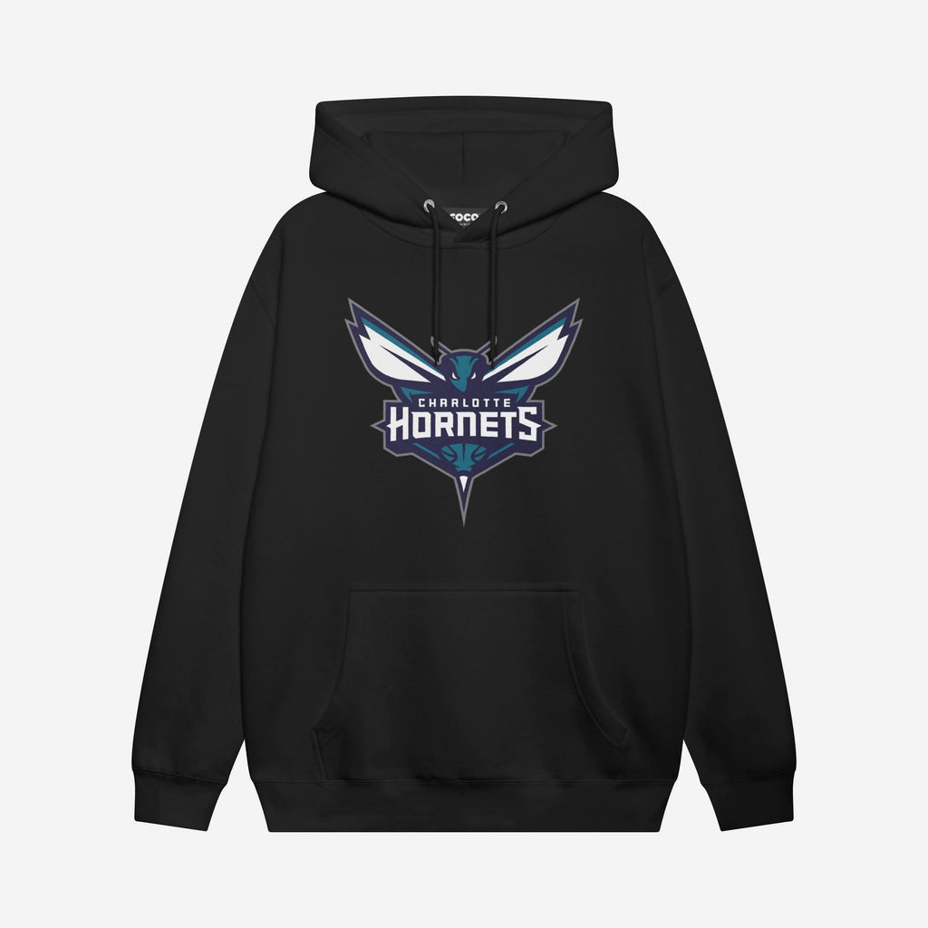 Charlotte Hornets Primary Logo Hoodie FOCO Black S - FOCO.com