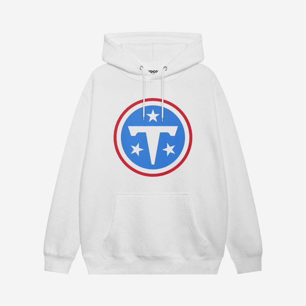 Tennessee Titans Primary Logo Hoodie FOCO White S - FOCO.com