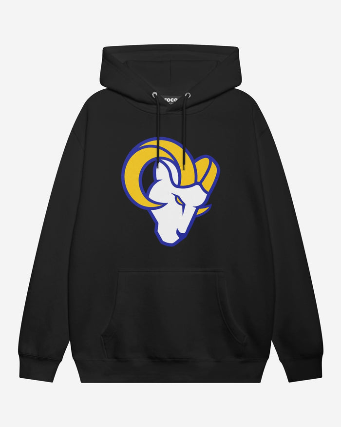 Los Angeles Rams Primary Logo Hoodie FOCO Black S - FOCO.com