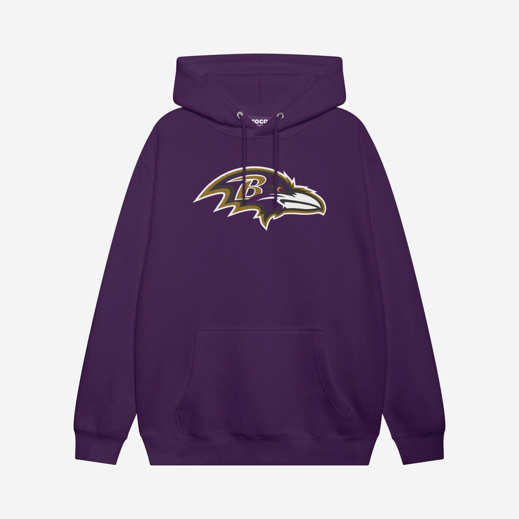 Baltimore Ravens Primary Logo Hoodie FOCO Team Purple S - FOCO.com