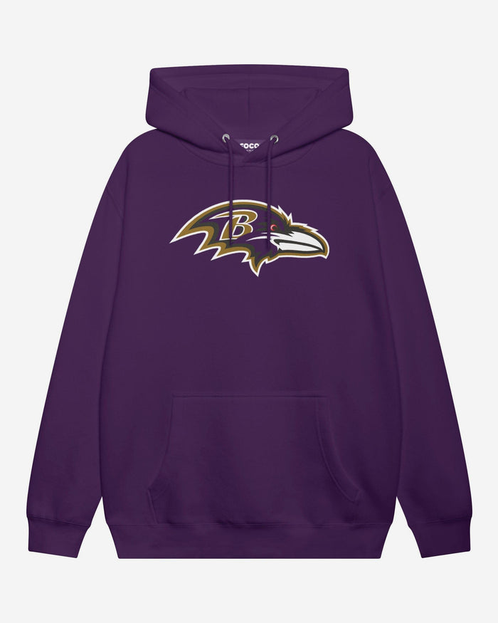 Baltimore Ravens Primary Logo Hoodie FOCO Team Purple S - FOCO.com