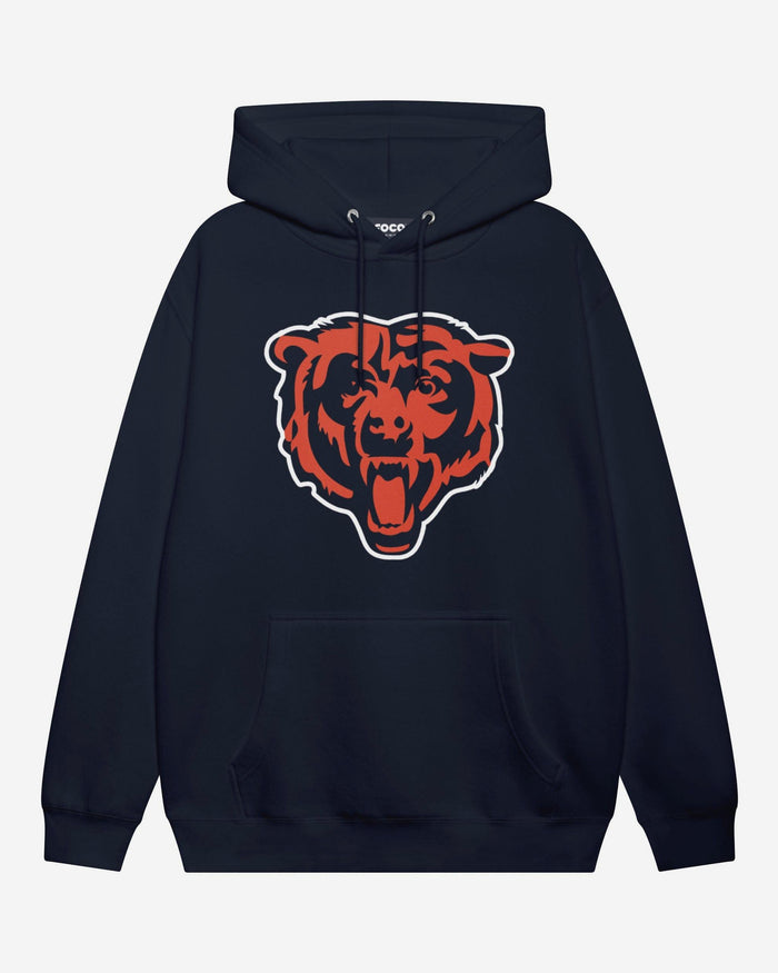 Chicago Bears Primary Logo Hoodie FOCO Navy S - FOCO.com