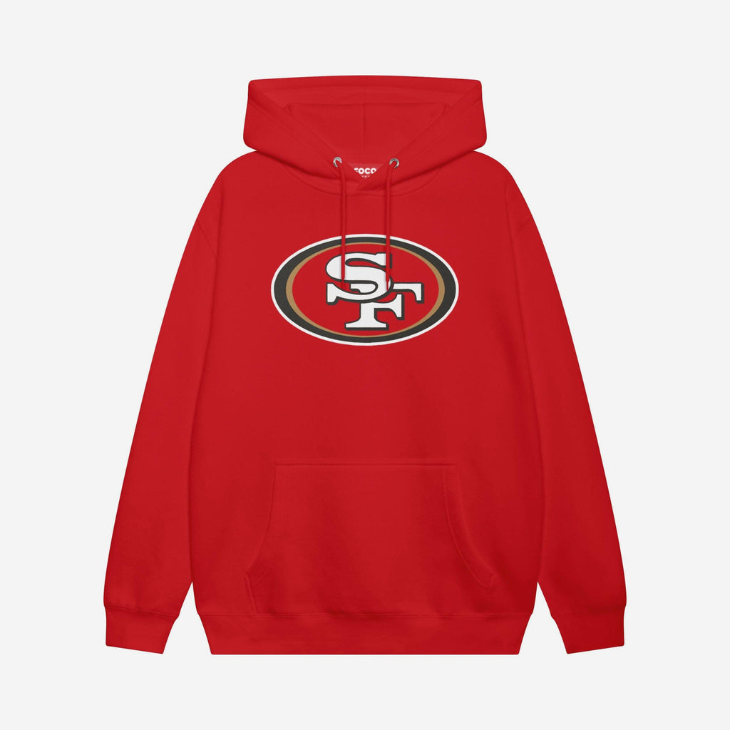 San Francisco 49ers Primary Logo Hoodie FOCO Red S - FOCO.com