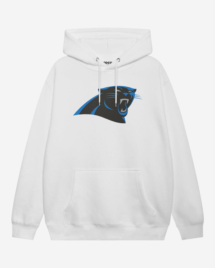 Carolina Panthers Primary Logo Hoodie FOCO White S - FOCO.com
